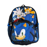 Mochila Con Bolsillo 16" y Lonchera Sonic